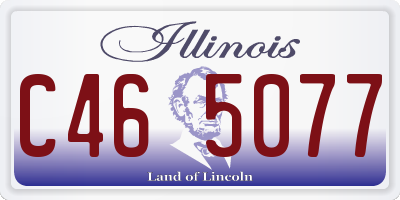 IL license plate C465077