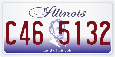 IL license plate C465132