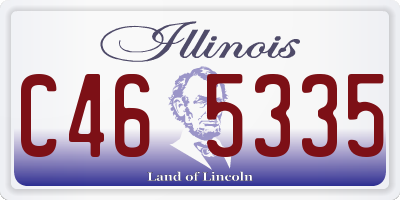 IL license plate C465335