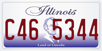 IL license plate C465344