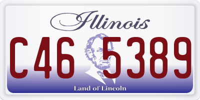 IL license plate C465389