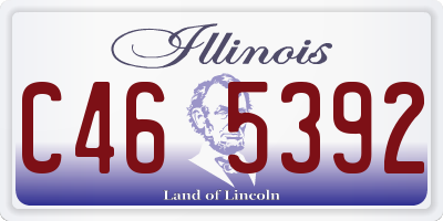IL license plate C465392