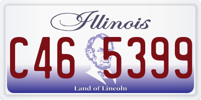 IL license plate C465399