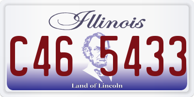 IL license plate C465433