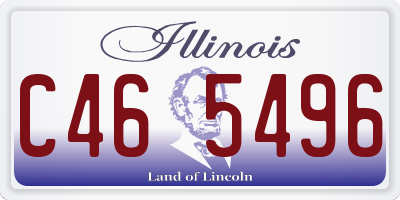 IL license plate C465496