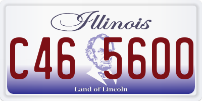 IL license plate C465600