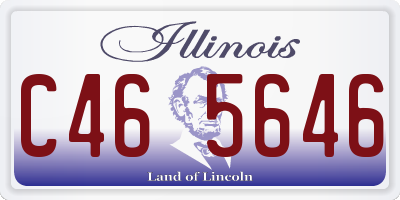 IL license plate C465646