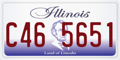 IL license plate C465651