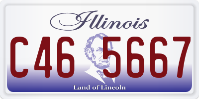 IL license plate C465667