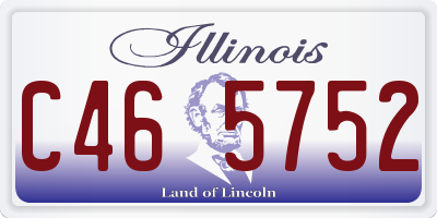IL license plate C465752