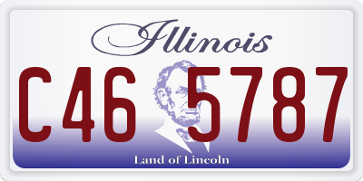 IL license plate C465787