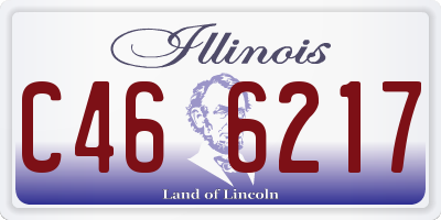 IL license plate C466217
