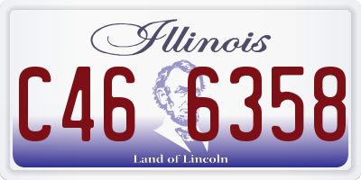 IL license plate C466358