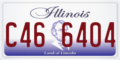 IL license plate C466404