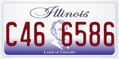 IL license plate C466586