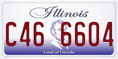 IL license plate C466604