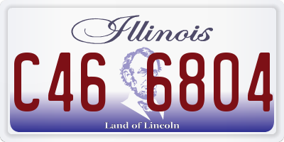 IL license plate C466804
