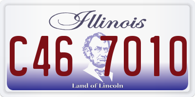 IL license plate C467010