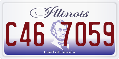 IL license plate C467059