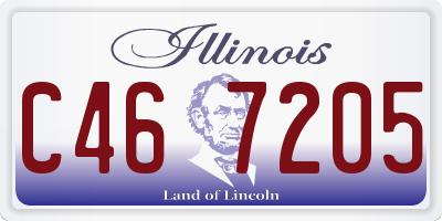 IL license plate C467205