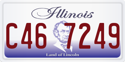 IL license plate C467249