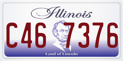 IL license plate C467376