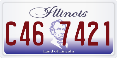 IL license plate C467421