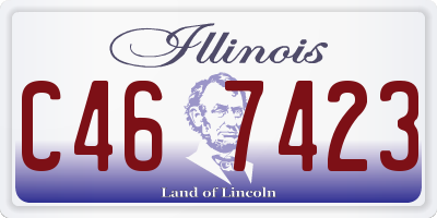 IL license plate C467423