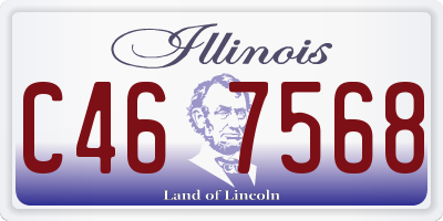 IL license plate C467568
