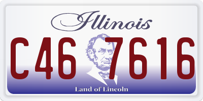 IL license plate C467616