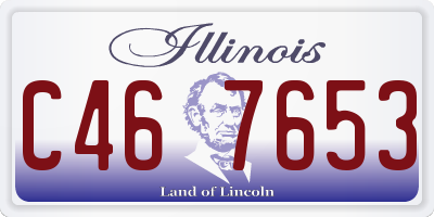 IL license plate C467653