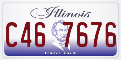 IL license plate C467676