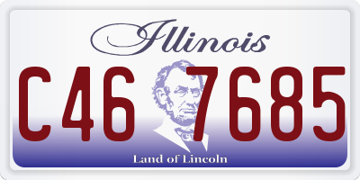 IL license plate C467685