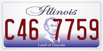 IL license plate C467759