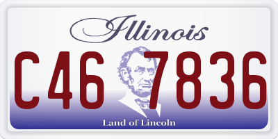 IL license plate C467836