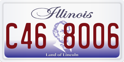 IL license plate C468006