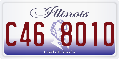 IL license plate C468010
