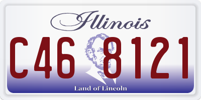 IL license plate C468121