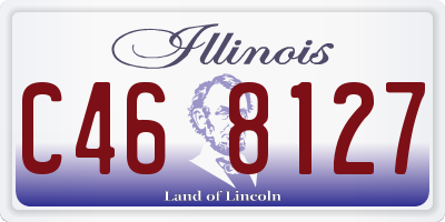 IL license plate C468127