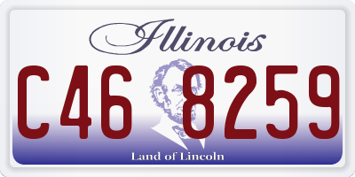 IL license plate C468259