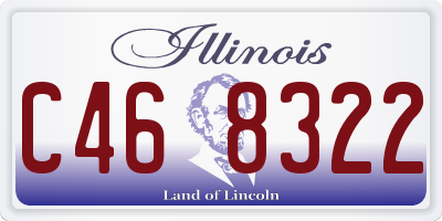 IL license plate C468322