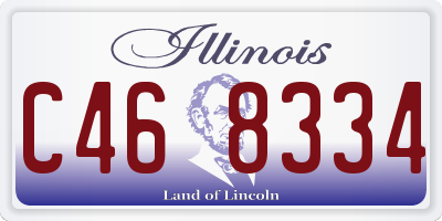 IL license plate C468334