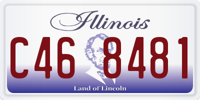IL license plate C468481