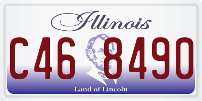 IL license plate C468490