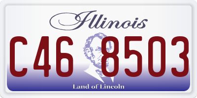 IL license plate C468503