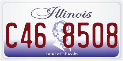 IL license plate C468508