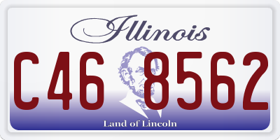 IL license plate C468562