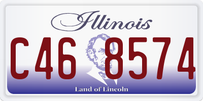 IL license plate C468574