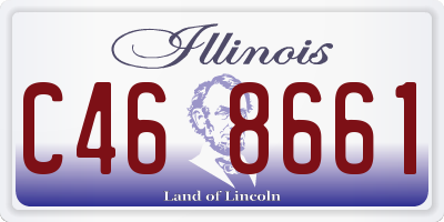 IL license plate C468661