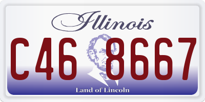 IL license plate C468667
